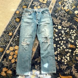 Agolde riley crop size 27